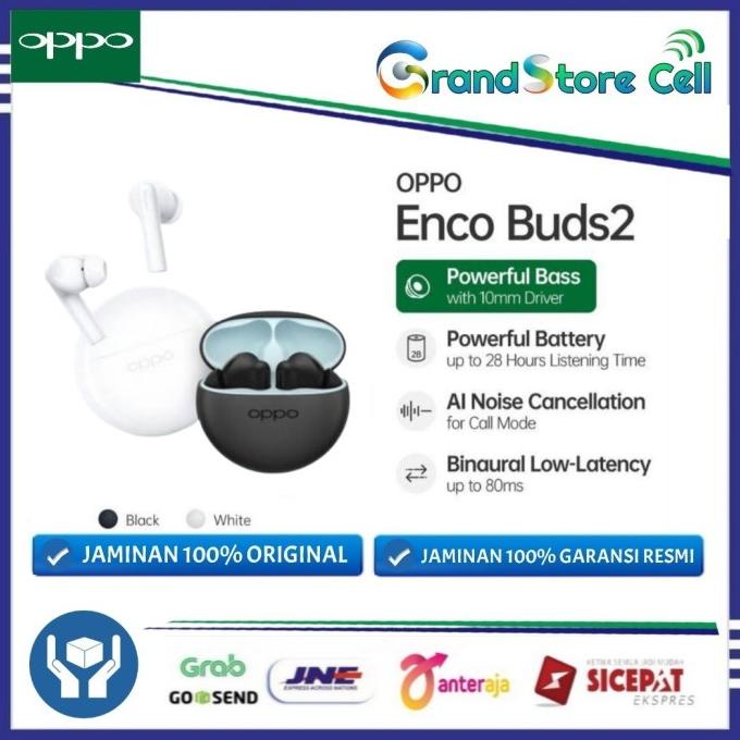 OPPO Enco Buds2 | Enco Buds 2 TWS AI Noise Cancellation GARANSI RESMI