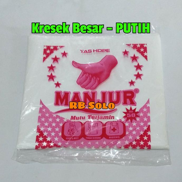 <<<<<] Kresek Besar PUTIH (isi 50)
