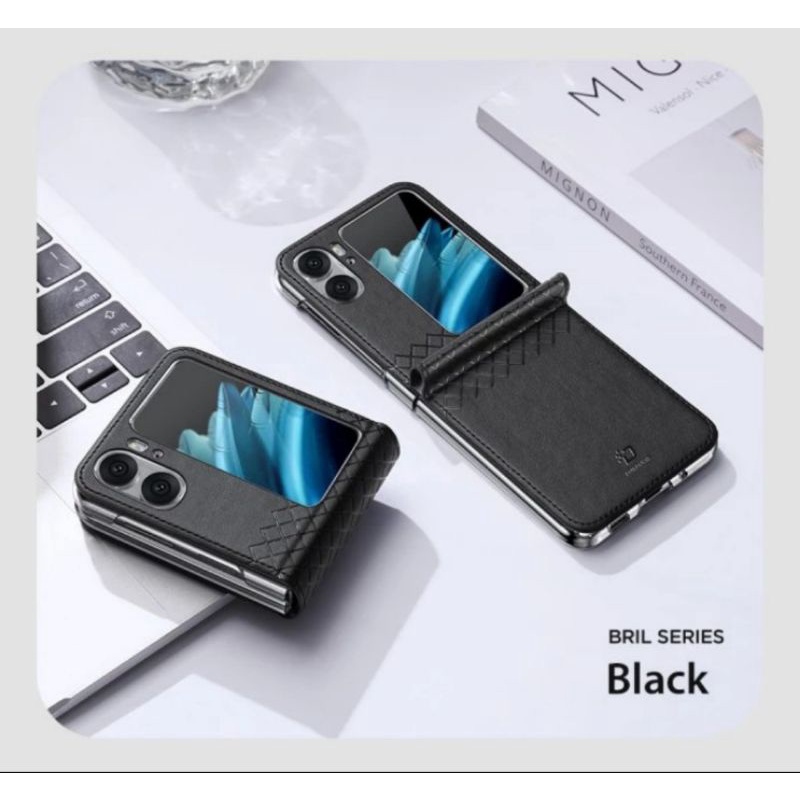 Dux Ducis Case OPPO FIND N2 FLIP Bril Casing Leather Series Kulit