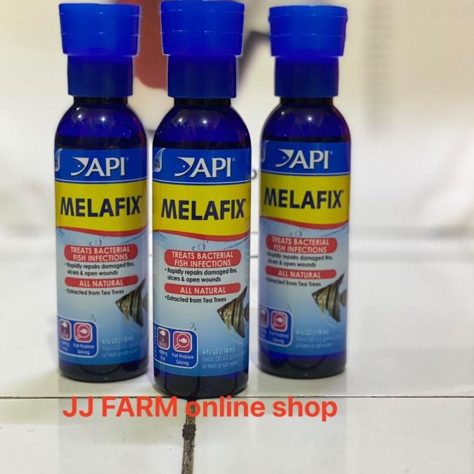 Melafix obat ikan 118ml obat ikan ws kulit ekor rusak 100%