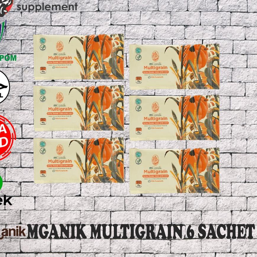 

12.12 sale Mganik Multigrain 1 Box 6 sachet 150 Gram gr M ganik Multi Grain !!!