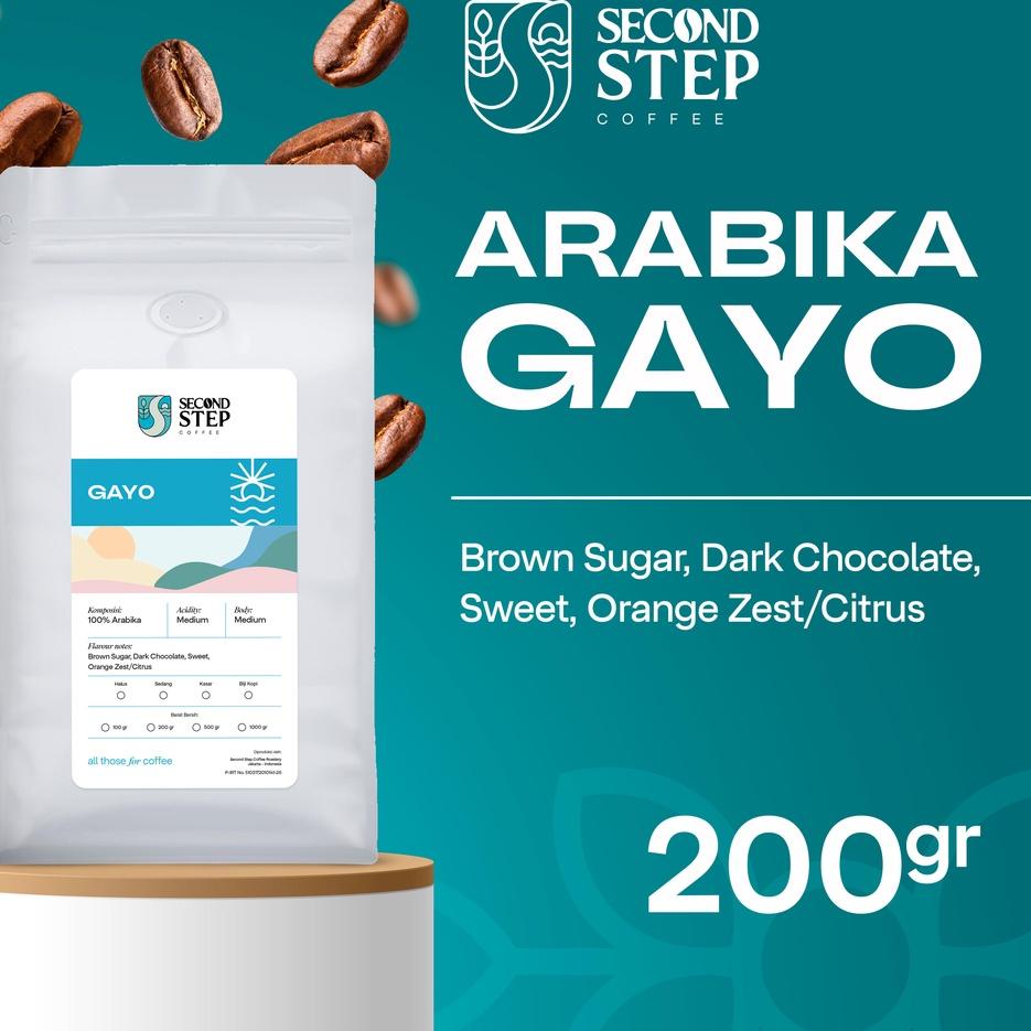 

✨Promo✨ Hari Ini Biji Kopi Bubuk Arabika Gayo Aceh Arabica Coffee Roast Beans 200gr Coffe 