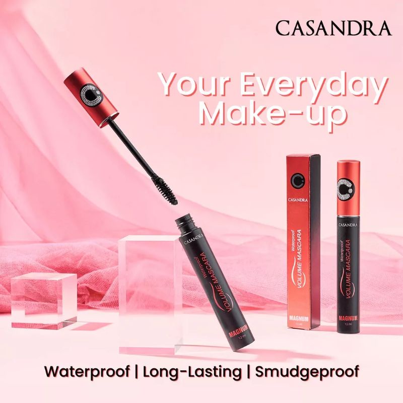 Casandra Waterproof Volume Mascara - Magnum 12 ml