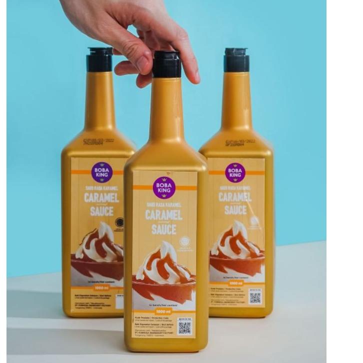 

12.12 ✨SALE✨ 1 lt Bobaking Caramel Sauce (topping buat minuman,cake,dessert) 