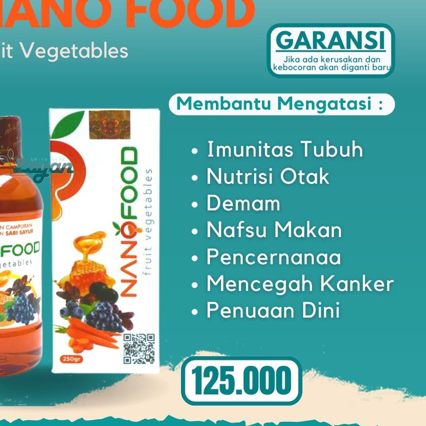 

12.12 Nano Food Immune Booster Multivitamin Suplemen Alami Antioksidan Nanofood Alami Herbal Alami Ekstrak Buah Dan Sayur Madu Peningkat Imunitas Herbal Daya Tahan Tubuh serbuuu !