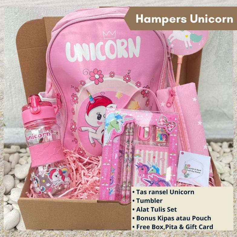 (COD) Tas / Kado Anak / Unicorn / Ransel / Tumbler / Tempat Pensil / Kado Ulang Tahun / Hampers Anak
