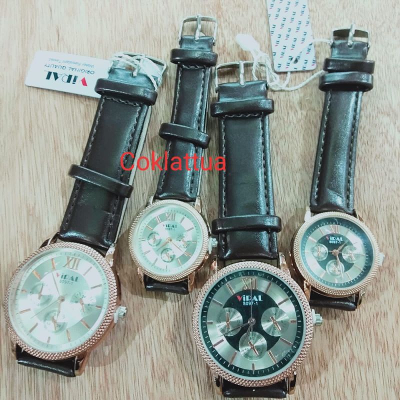 JAM TANGAN COUPLE ANTI AIR STRAP KULIT