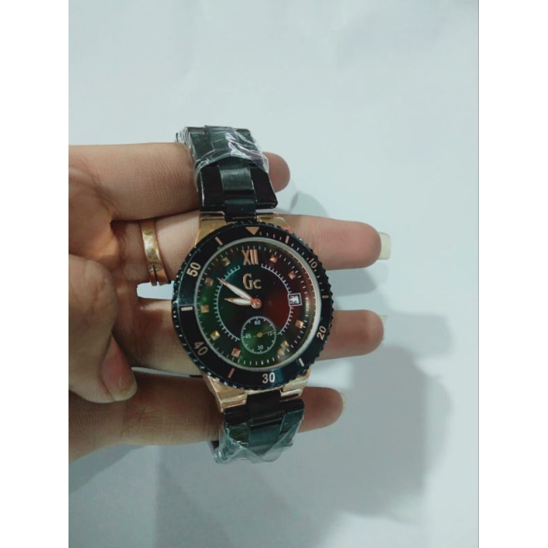 JAM TANGAN WANITA GCCHRONO SECOND RANTAI