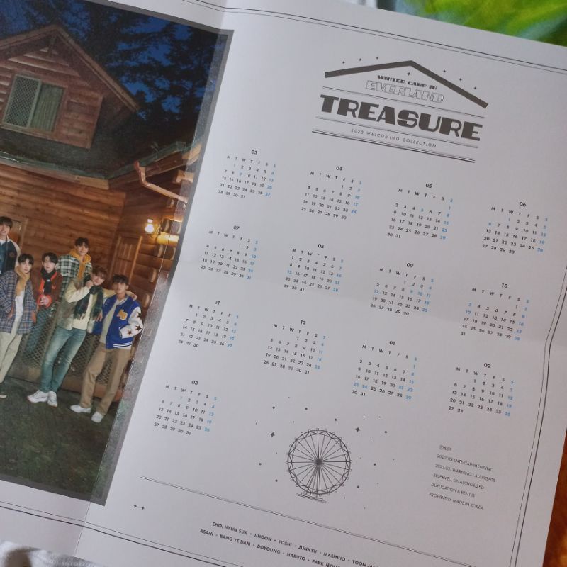 

kalender treasure welcoming collection 2022