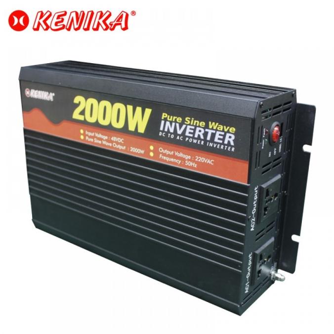 KENIKA PURE SINE WAVE 2000W 48V DC-220V AC POWER INVERTER PSW-2000-48