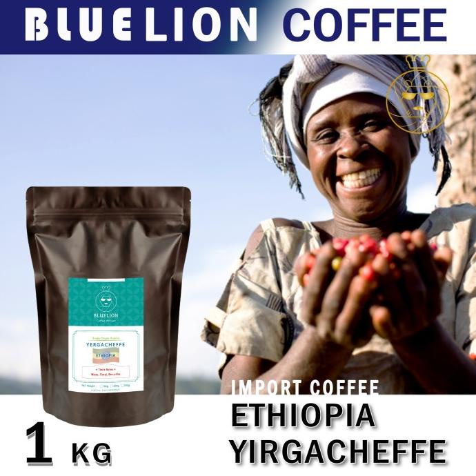 

1 Kg - Ethiopia Yirgacheffe - Kopi Bluelion - Medium Roast Impor