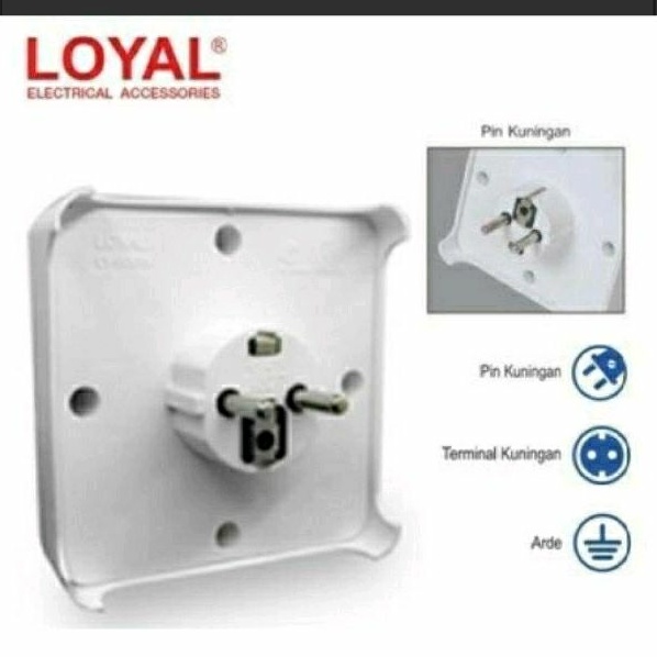 loyal stop kontak 4 lubang