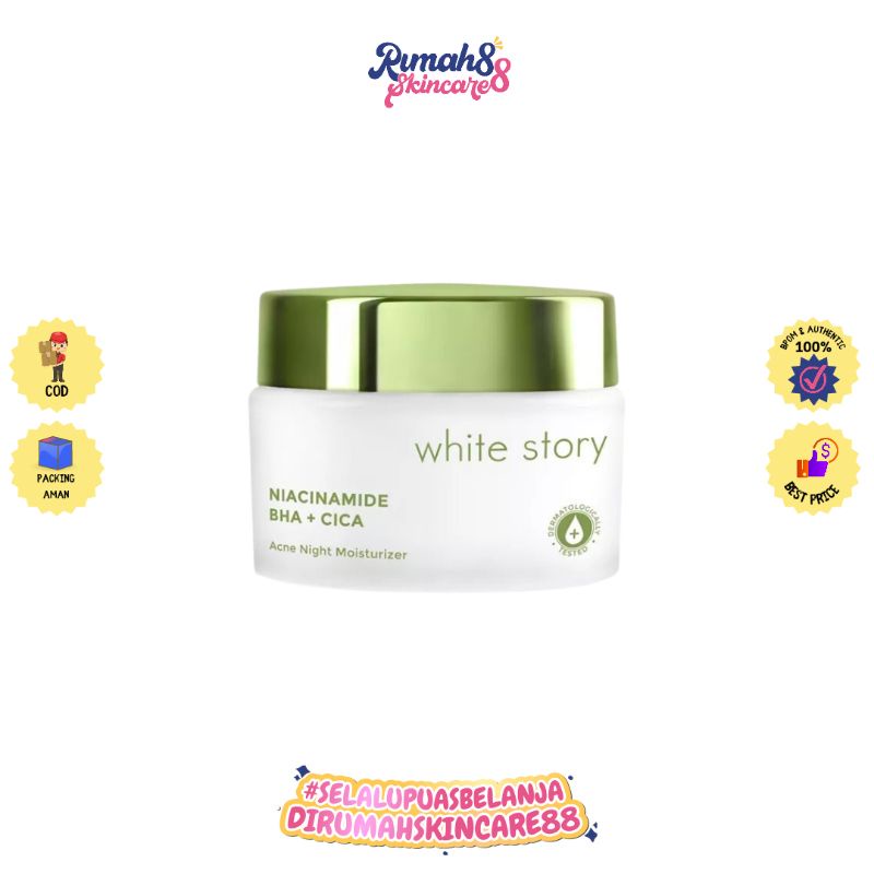 WHITE STORY Acne Night Moisturizer 15gr