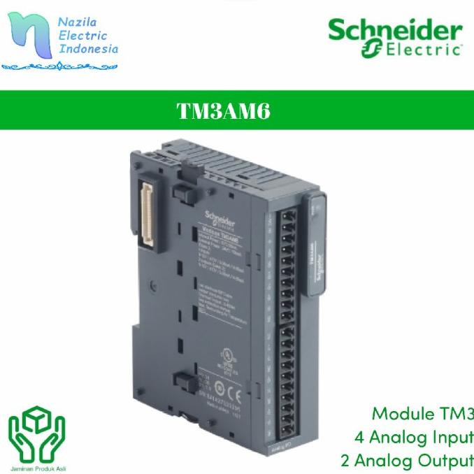 Schneider TM3AM6 Modicon TM3 4A I/O Analog Input PLC M221 Original