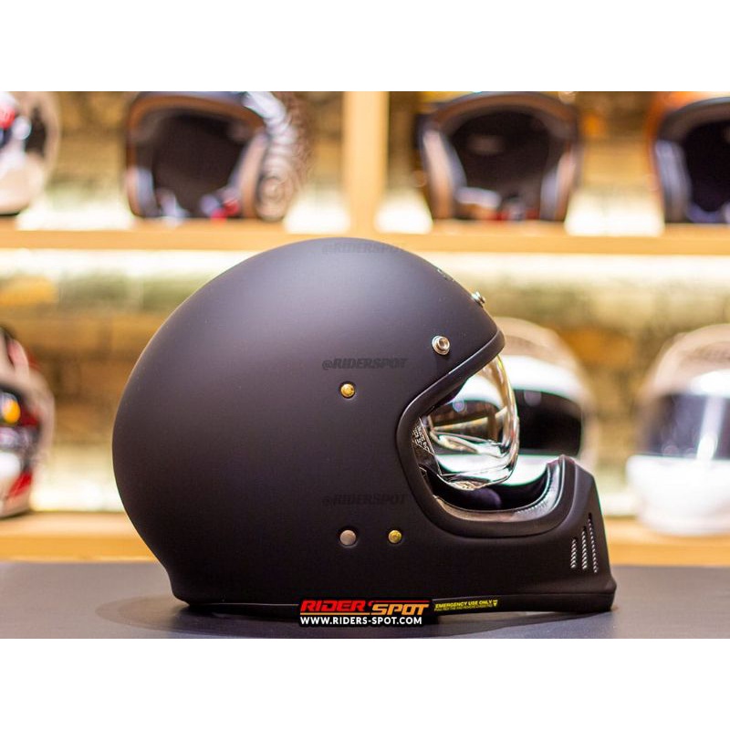 Helm Motor Shoei Ex-Zero Matt Black Classic Helmet Full Face Original Japan