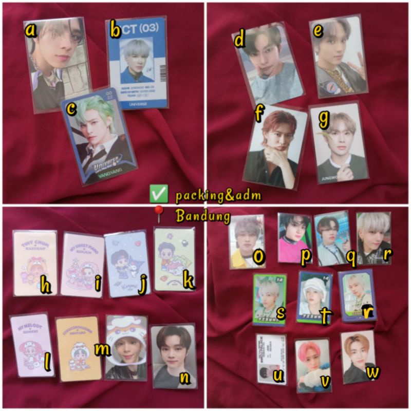 PC nct dream jeno jaemin lucky draw glitch mode yizhiyu universe round 1