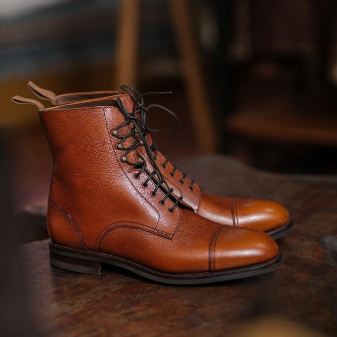 Best Seller Carmina Shoesmaker Cordovan Dress Boots 80184 Oscar Original England Limited Edition