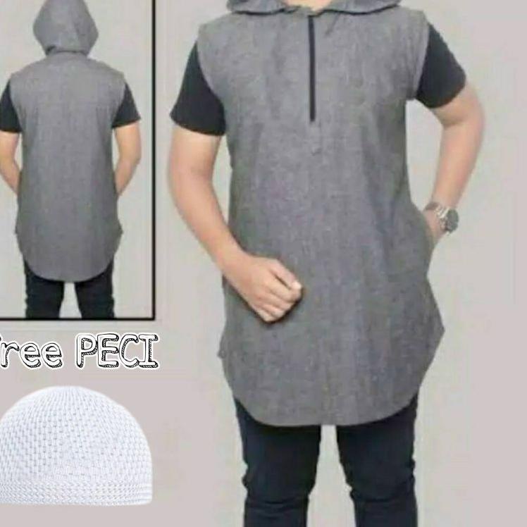 Shopping Jaket Rompi sholat Pria Polos / Rosal Rompi sholat Jumbo Pria / Baju Sholat Muslim / Baju K