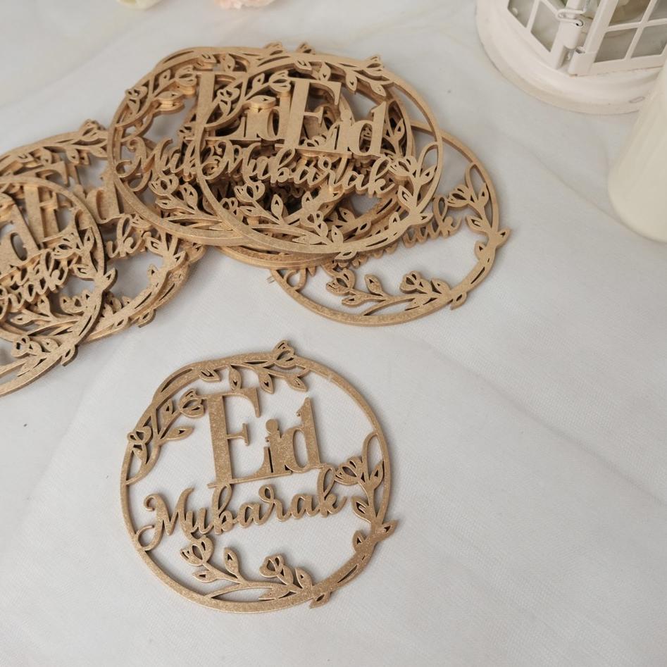 Belanja Hiasan Eid Mubarak/ Topper Eid Mubarak Best Sale