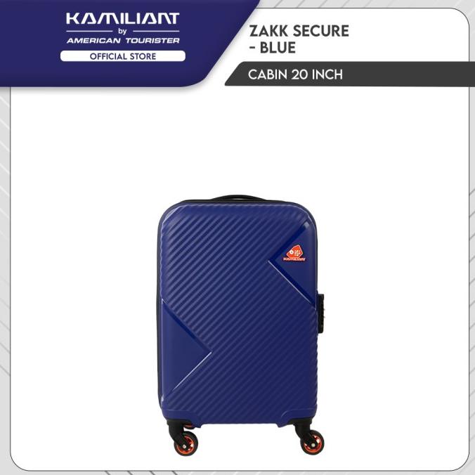 Kamiliant by American Tourister Zakk Secure Koper Cabin 20 inch - Blue