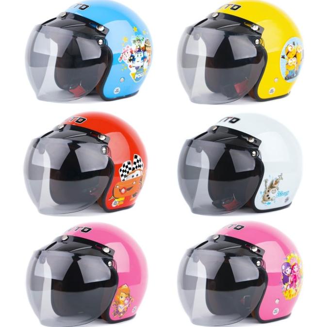 [Helm Anak] WTO Helm Anak Retro Neo