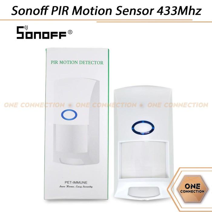 Sonoff Pir Motion Sensor 433Mhz Rf Smart Home - Sensor Gerak Sonoff