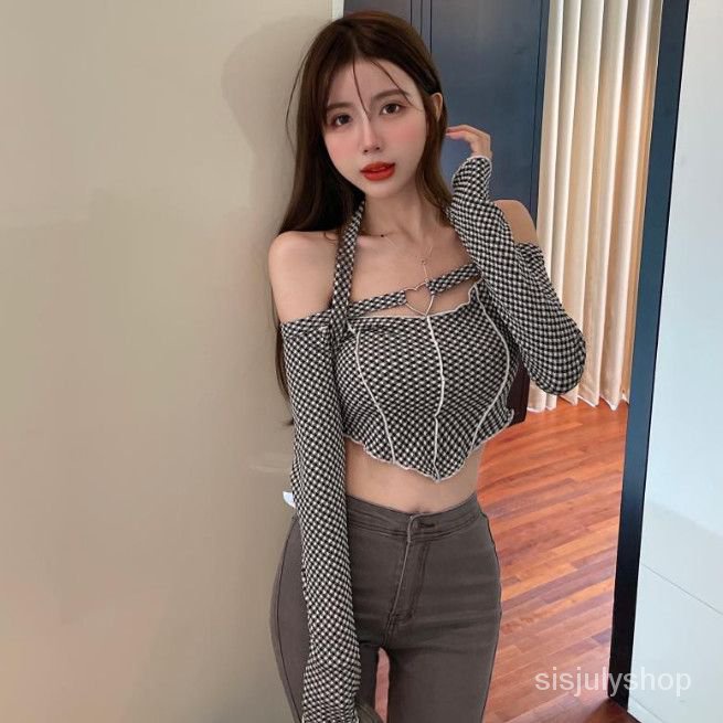 [✅BISA COD] #Sisjuly# Atasan wanita / kaos leher gantung baru kaos pendek wanita / atasan satu bahu