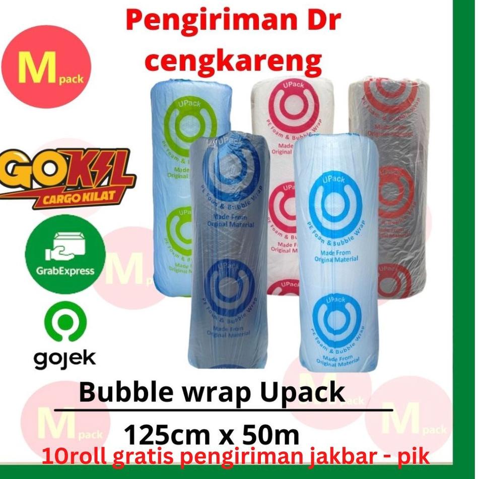 

Pesanan Bubble wrap roll hitam & bening upack wellpack 125cm x 50m Super Kualitas