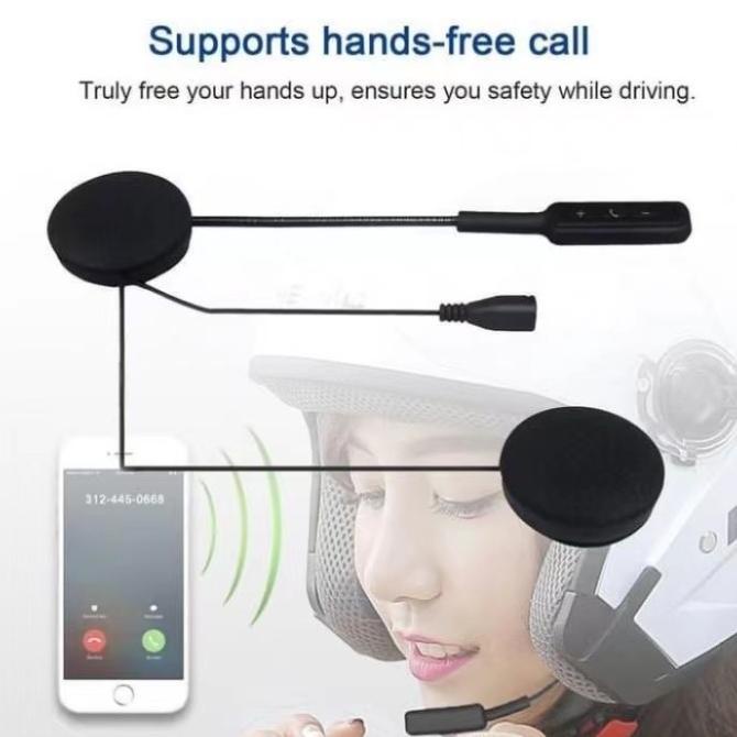 Handsfree Bluetooth Helm Wireless MH01 helmet by headset