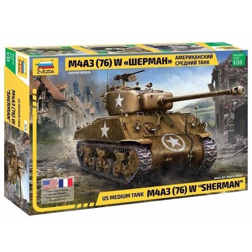 ZVEZDA 3676 1/35 M4 A3 (76mm) SHERMAN TANK