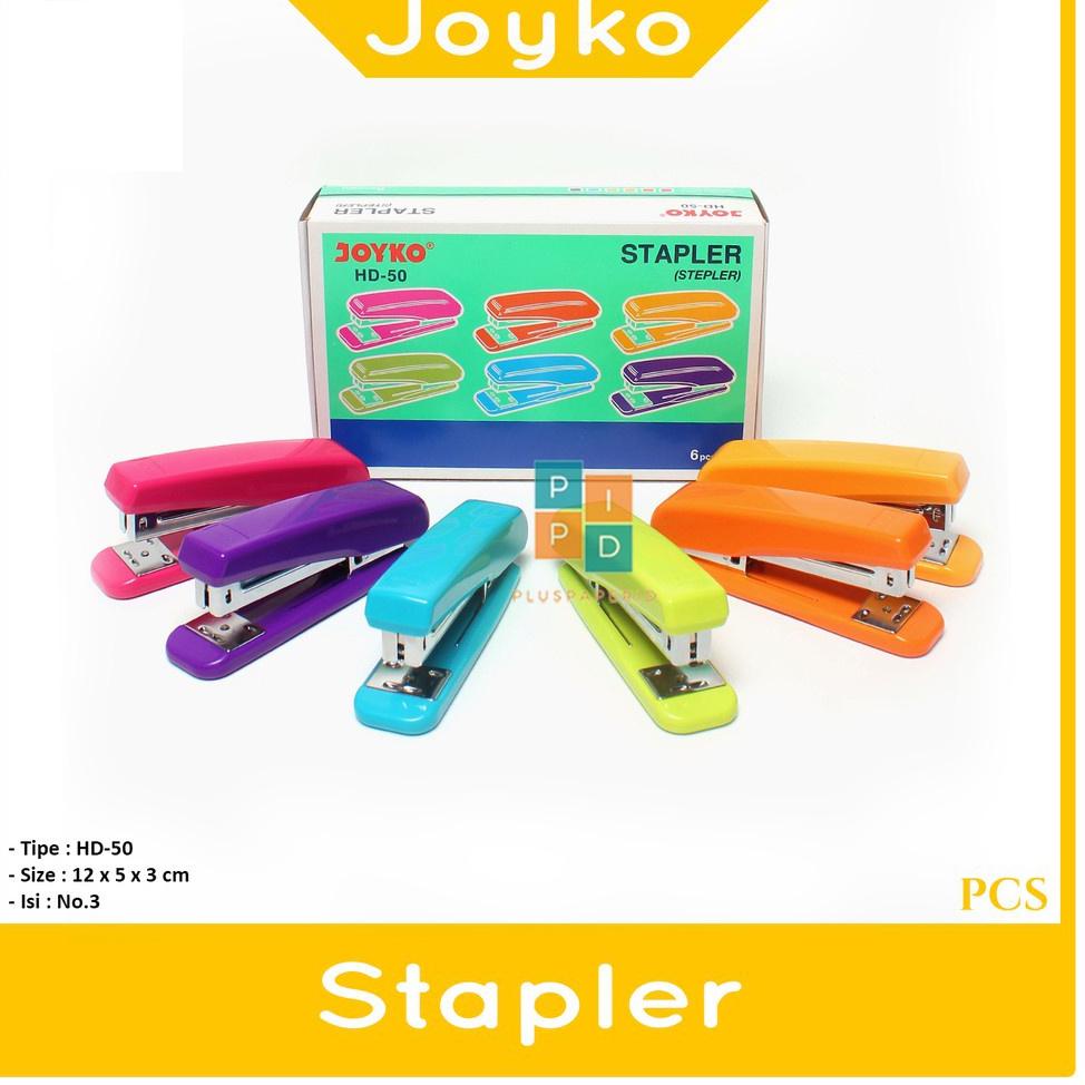 

[DISKON !!!] JOYKO - Stapler - Staples Besar HD 50 Berwarna - Pcs