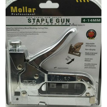 

Staple Staples Steples Gun Tembak 3In1 Bonus Isi 3 Model Mollar