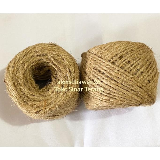 

'+'+'+'+] Tali goni - tali rami 3 ply 1 roll -+ 100 gram - hemp rope