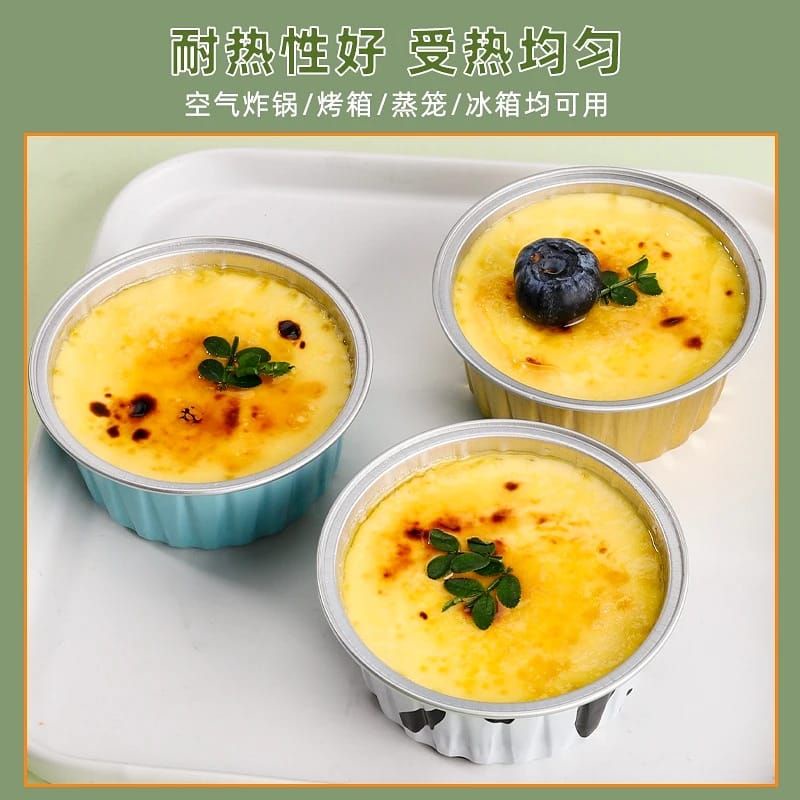 Cup Foil Bulat+tutup/ 10pc