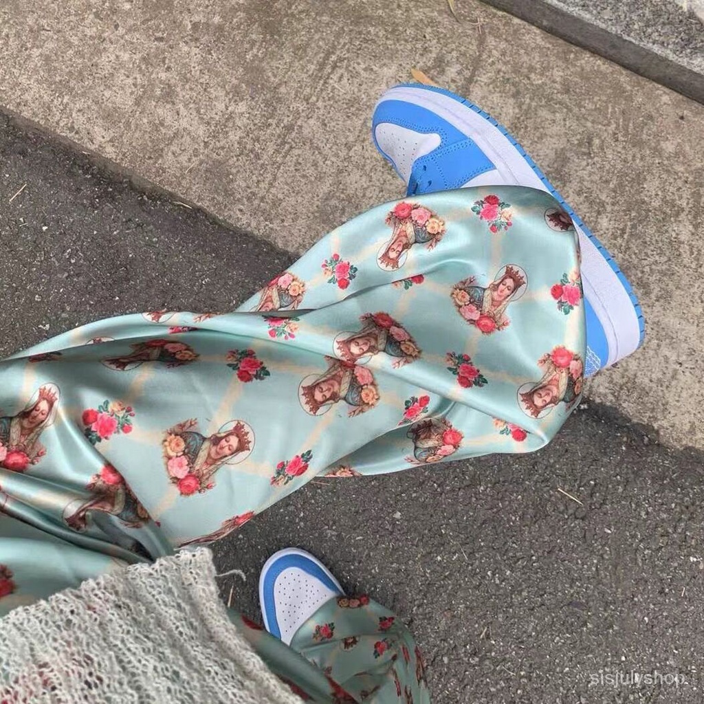 [✅BISA COD] #Sisjuly# Celana panjang lurus wanita / celana panjang lebar kaki vintage wanita / celan