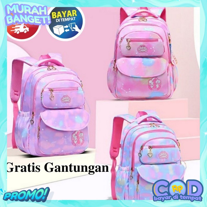 Tas Ransel Sekolah Anak Perempuan Cantik Tad Skolah Cewek Rangsel Cewe Sklh Rensel Kekinian Karakter
