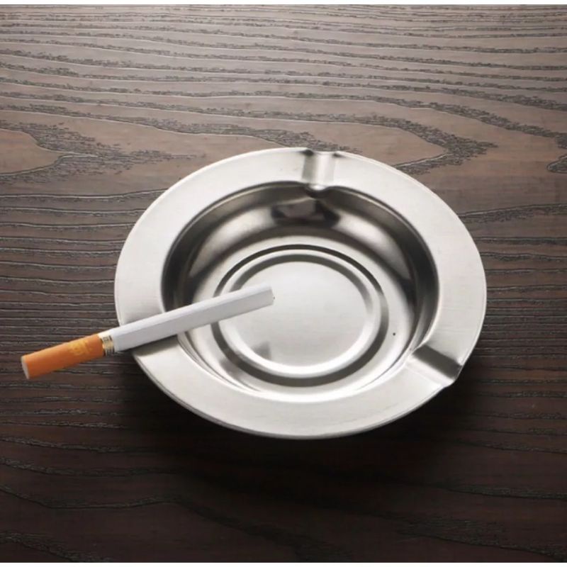 WADAH TEMPAT ASBAK STAINLESS KUAT MURAH