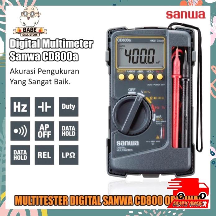 Multitester Digital Sanwa Cd800 Original