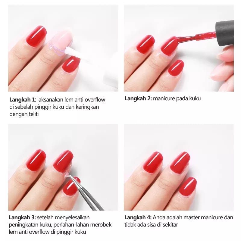 Kutek 2in1 Halal Muslimah 30 Warna Lucu No Peel off Cat Kuku