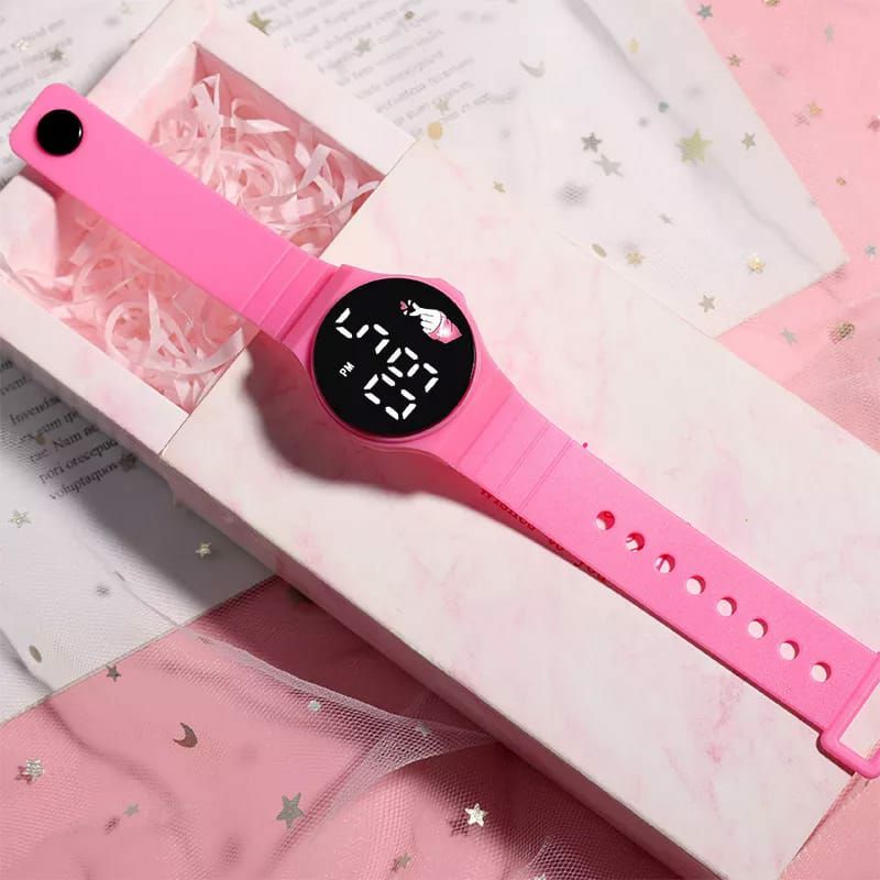 Jam Tangan Anak Pria Wanita Digital Led Rubber Kasual Terlaris Formal Keseharian