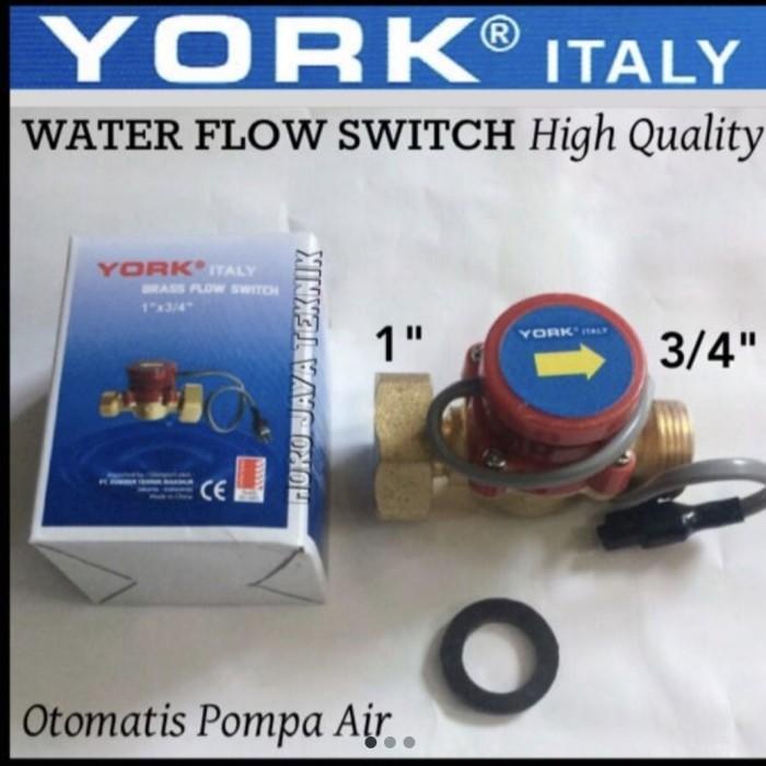 Terlaris Water Flow Switch York 1 X " Otomatis Flow Switch