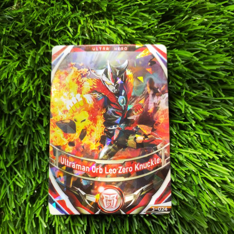 kartu ultraman fusion fight no ori ultraman leo zero orb 3-024