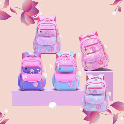 M001 Ransel Tas Anak Sekolah Perempuan Backpack Impor TAS SEKOLAH TAS