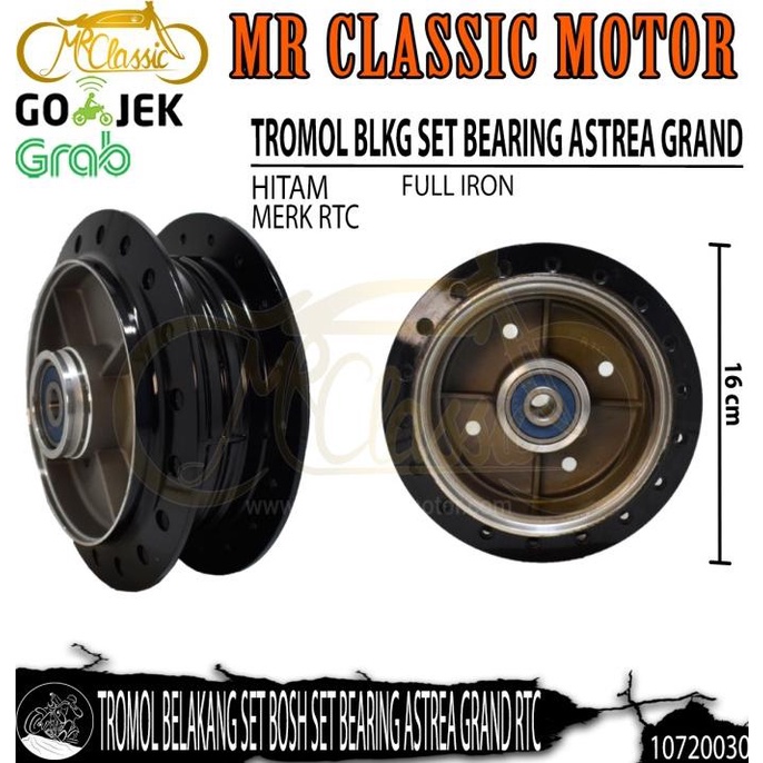 Tromol Belakang Set Bosh Set Bearing Astrea Grand