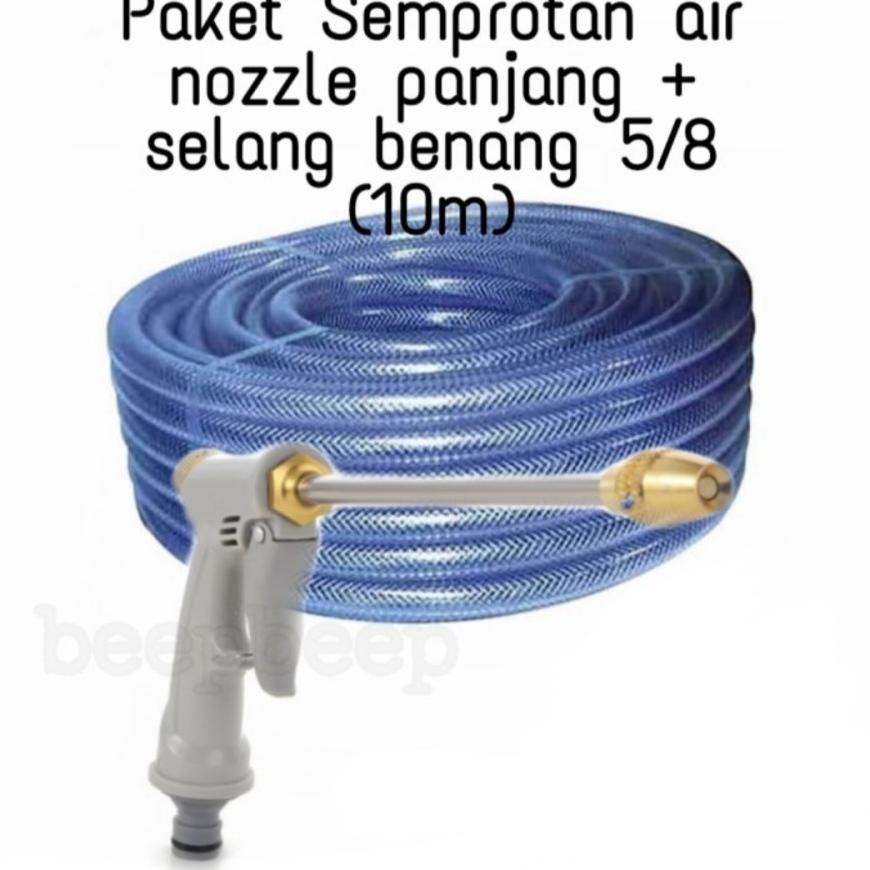 paket semprotan air cuci mobil motor steam water gun