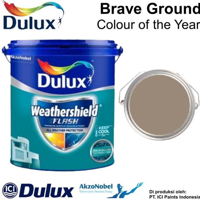 Dulux Weathershield Flash 2.5 Lt Brave Ground