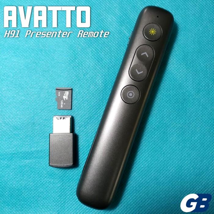 Terlaris Avatto H91 Digital Laser Spotlight Magnify Wireless Presenter Not H100