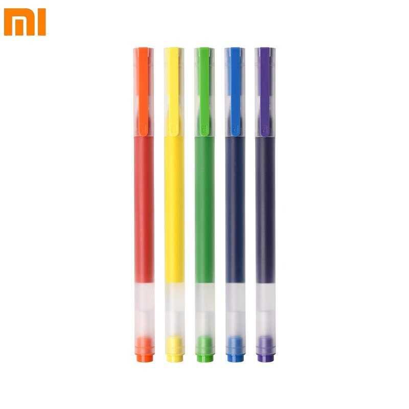 

Xiaomi Mi Jumbo Gel Ink Pen Pulpen 0.5mm 5 PCS 5 Warna - MJZXB03WC