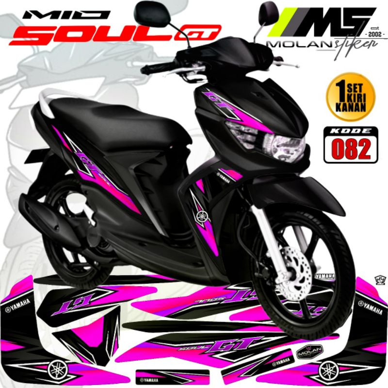 Decal Sticker Striping Variasi Mio Soul Gt 115 2012-2013-2014 Yamaha Mio Soul Gt 110 Yamaha Ego S 11