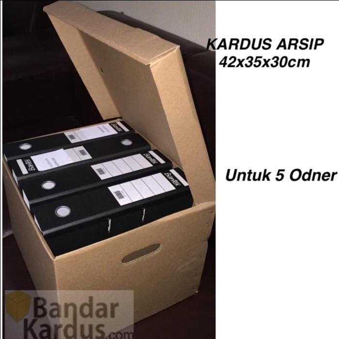 

Terlaris Bahan Keras Kuat Kardus Arsip 42X35X30Cm Box Dus Kotak Arsip Packing